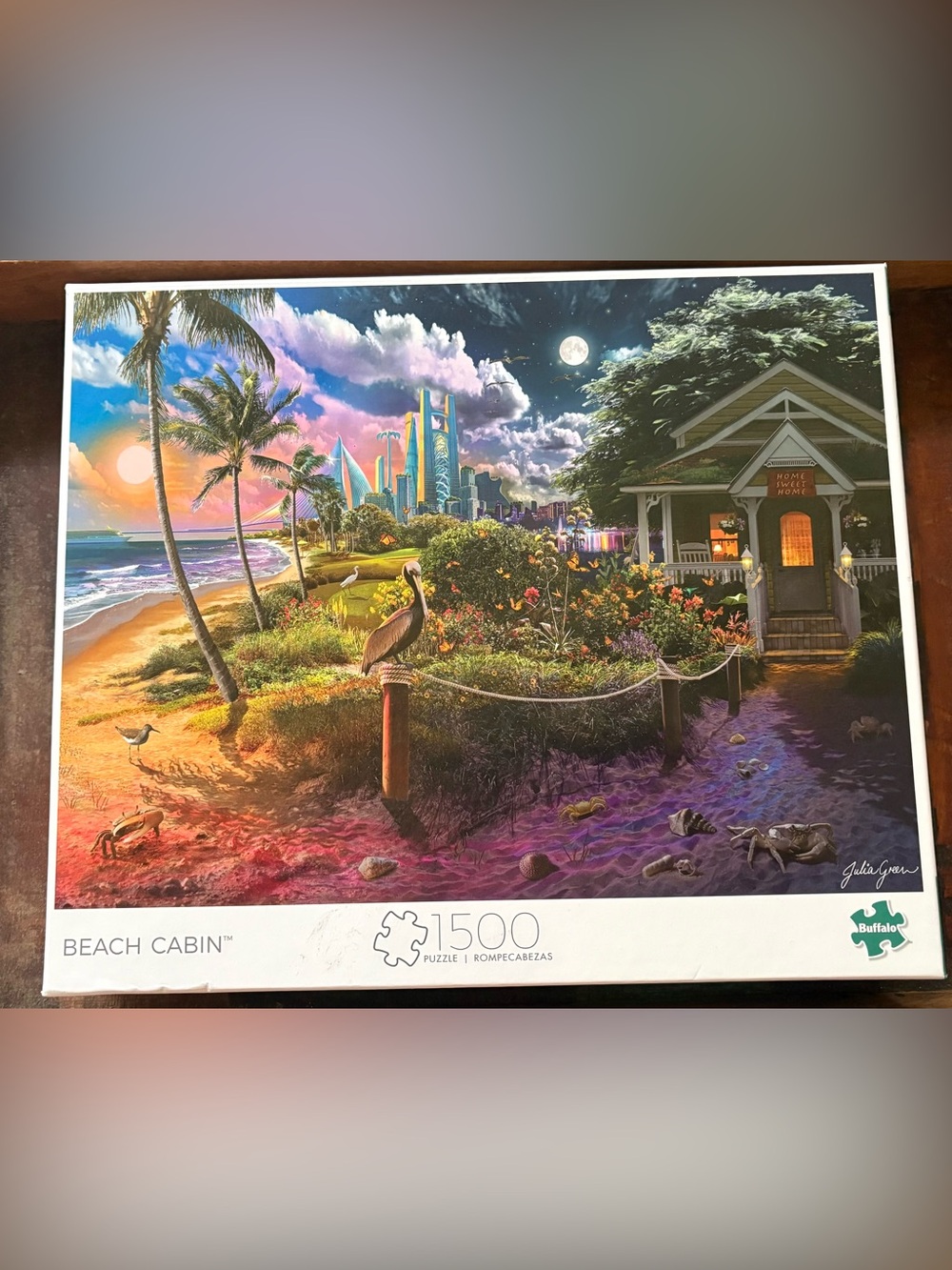 Beach Cabin- 1500 Piece Buffalo Games Puzzle